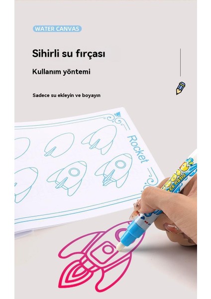 Çocuklar Büyük Boy Su Çizer (Yurt Dışından)