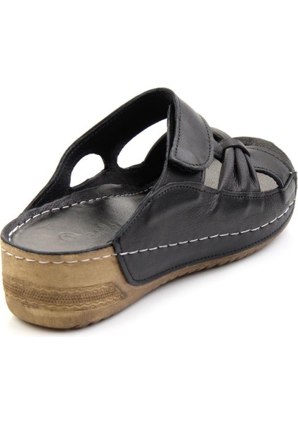 Siyah Leather Kadın Terlik K04331024303 modelleri