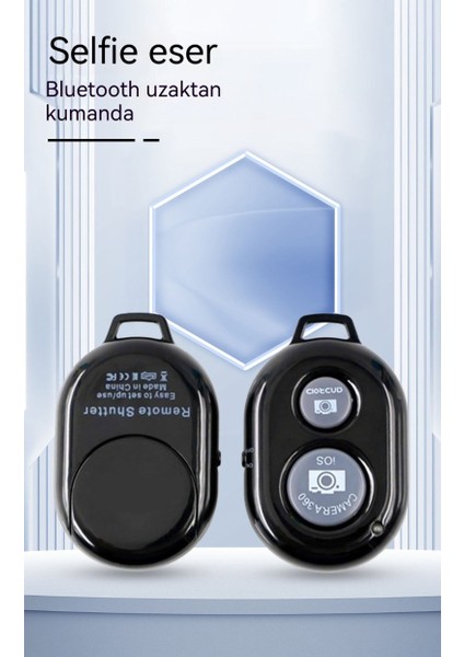 Kablosuz Bluetooth Android Ios Sistemi Telefon Selfie Deklanşör Uzaktan Kumanda (Yurt Dışından) fiyatları