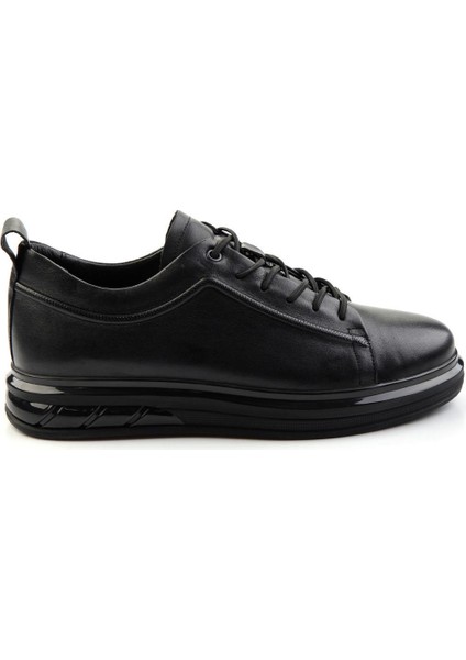 Siyah Leather Erkek Casual Ayakkabı E01398300243