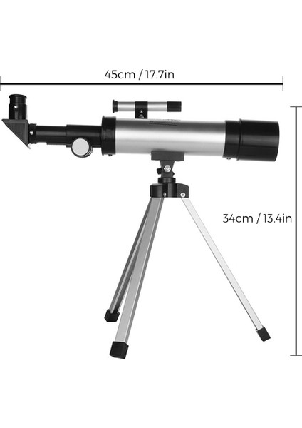Xixishop Yeni Başlayanlar Için Astronomik Teleskop 90X Büyütme 2 Göz Parçası (Yurt Dışından) fiyatları