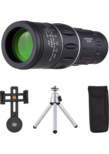 Xixishop 16X52 Taşınabilir Mini Monoküler Teleskop Yüksek Güçlü Yüksek Çözünürlüklü (Yurt Dışından)