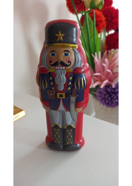 Vintage Kraliyet Muhafızı Temalı Dekoratif Teneke Kalemlik & 20 cm