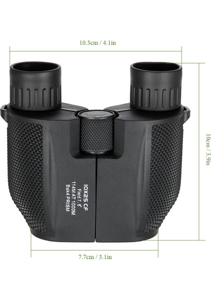 Xixishop 10X25 Kompakt Dürbün Yüksek Güçlü Açık Cep Kapsamı (Yurt Dışından) fırsatları