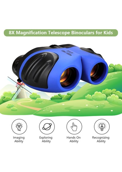 Xixishop Çocuklar Için 8x Büyütme Taşınabilir Teleskop Dürbün (Yurt Dışından) fırsatları