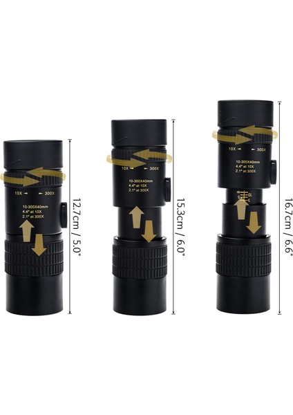 Xixishop Zoom Monoküler Teleskop 10 - 300X40MM Dış Mekan Kullanımı (Yurt Dışından) fiyatları