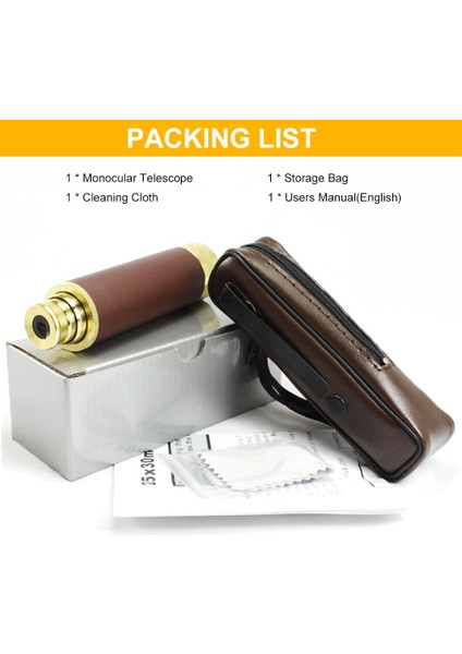 Xixishop Açık Hava Etkinlikleri Için Kkmoon 25X Tek Tüplü Tespit Kapsamı Hd 30MM Lens Monoküler Teleskop (Yurt Dışından) fiyatları