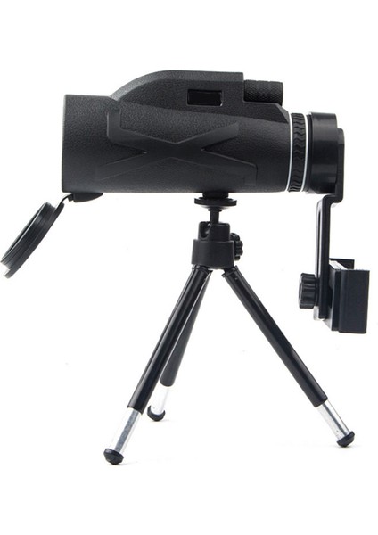 Xixishop 80X100 Zoom Yüksek Çözünürlüklü Monoküler Teleskop Telefon Klip Tripod (Yurt Dışından)