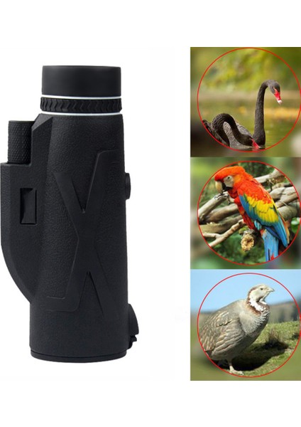 Xixishop 80X100 Zoom Yüksek Çözünürlüklü Monoküler Teleskop Telefon Klip Tripod (Yurt Dışından)