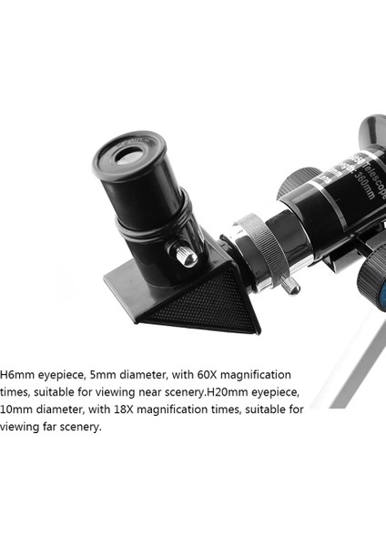 Xixishop Yüksek Çözünürlüklü Astronomik Teleskop 50 mm Açıklık 90 x Maks Büyütme (Yurt Dışından) indirimleri