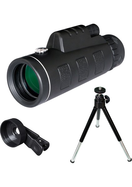 Xixishop LEW60 Açık Taşınabilir Monoküler Teleskop Pusula ve Telefon Klipsi ile Kaplanmış Yeşil Film (Yurt Dışından) indirimleri