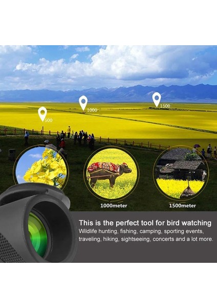 Xixishop 80 * 100 Monoküler Teleskop Düşük Işık Gece Görüş Yüksek Büyütme (Yurt Dışından) fırsatları