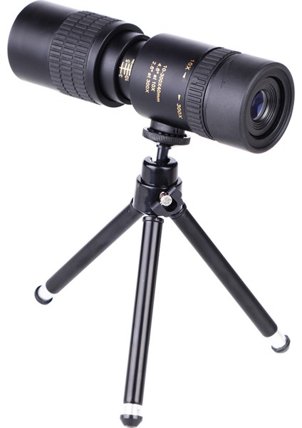 Xixishop 10 - 300X40MM Bak4 Prizma Monoküler Teleskop Akıllı Telefon Tutucu Tripod (Yurt Dışından)