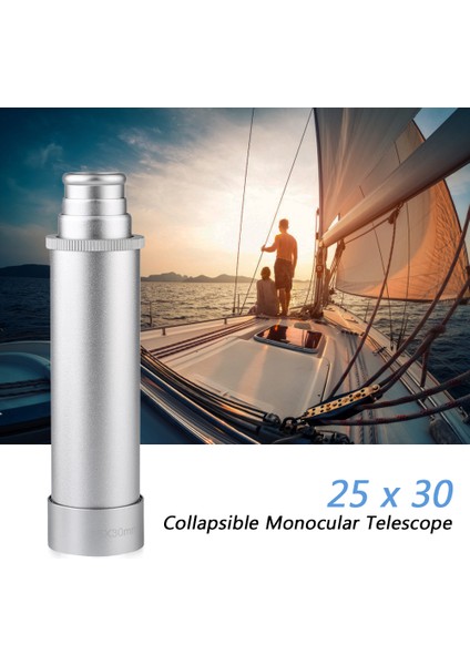 Xixishop 25X30 Cep Yakınlaştırılabilir Monoküler Teleskop Taşınabilir Katlanabilir (Yurt Dışından)