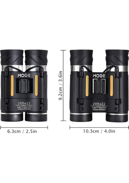 Xixishop 200X22 Seyahat Sporları Için Telefon Adaptörlü Kompakt Katlanır Cep Dürbünü (Yurt Dışından) fırsatları