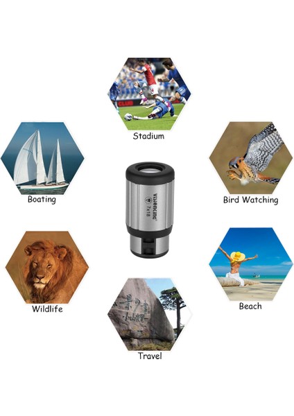 Xixishop Visionking 7X18 Monoküler Kompakt Cep Kapsamı (Yurt Dışından) fırsatları