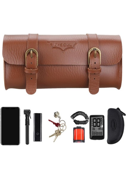 Xixishop Bisiklet Deri Çerçeve Çanta Anahtarlar Telefon Için Taşınabilir Gidon Saklama Çantası (Yurt Dışından) modelleri
