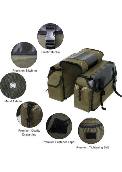 Xixishop Motosiklet Büyük Kapasiteli Eyer Çantası Su Geçirmez Panniers (Yurt Dışından) modelleri