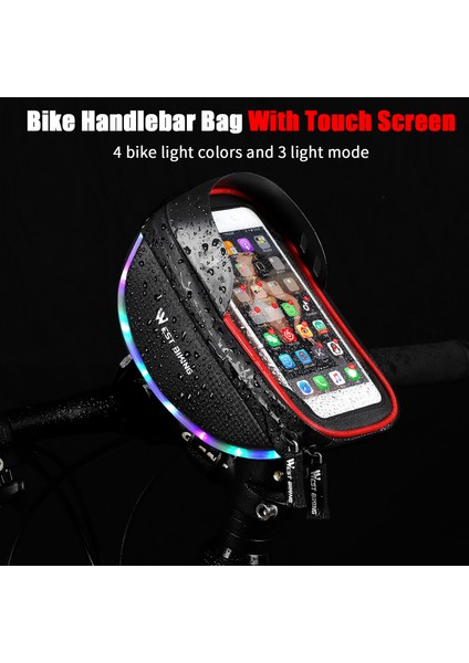 Xixishop Batı Bıkıng Bisiklet Çantaları Mtb Bisiklet Telefon Çantası Dokunmatik Ekran Telefon Çantası (Yurt Dışından) fiyatları