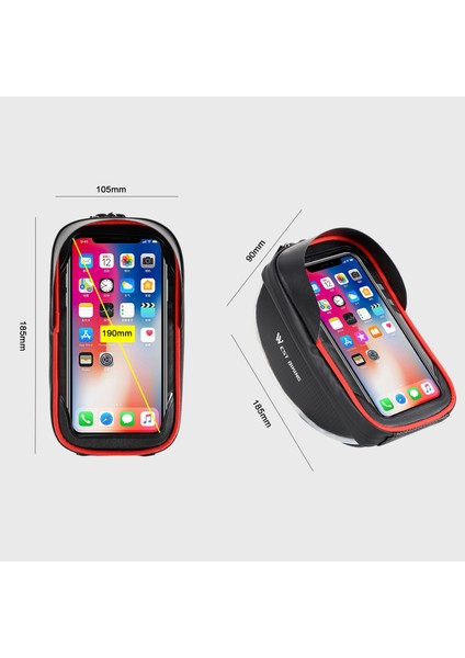 Xixishop Batı Bıkıng Bisiklet Çantaları Mtb Bisiklet Telefon Çantası Dokunmatik Ekran Telefon Çantası (Yurt Dışından) modelleri