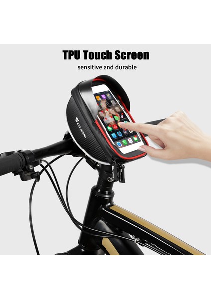 Xixishop Batı Bıkıng Bisiklet Çantaları Mtb Bisiklet Telefon Çantası Dokunmatik Ekran Telefon Çantası (Yurt Dışından) indirimleri