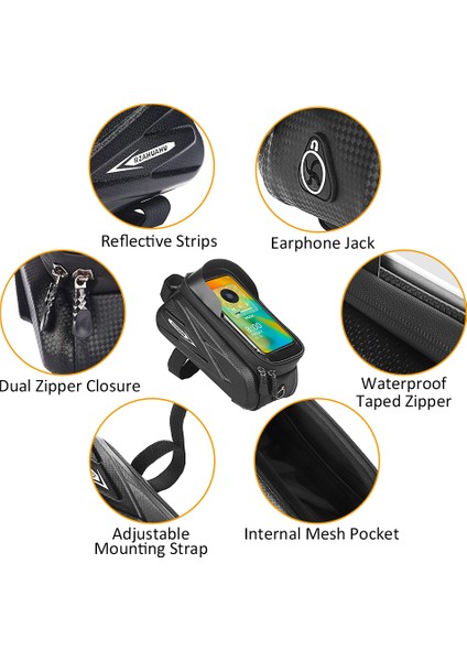 Xixishop Bisiklet Telefon Montaj Çantası Su Geçirmez Bisiklet Bisiklet Telefon Depolama (Yurt Dışından) indirimleri
