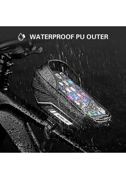 Xixishop Bisiklet Telefon Montaj Çantası Su Geçirmez Dokunmatik Ekran (Yurt Dışından)