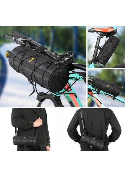 Xixishop Bisiklet Gidon Çanta Çok Fonksiyonlu Bisiklet Ön Çanta Mtb Dağ Yolu Çantası (Yurt Dışından)