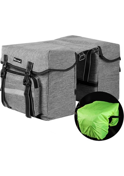 Xixishop Bisiklet Panniers 28L Büyük Kapasiteli Su Geçirmez Bisiklet Çantaları (Yurt Dışından)