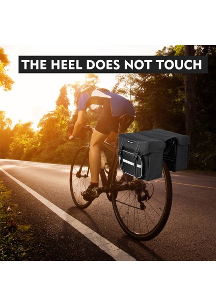 Xixishop Bisiklet Panniers 28L Büyük Kapasiteli Su Geçirmez Bisiklet Çantaları (Yurt Dışından)