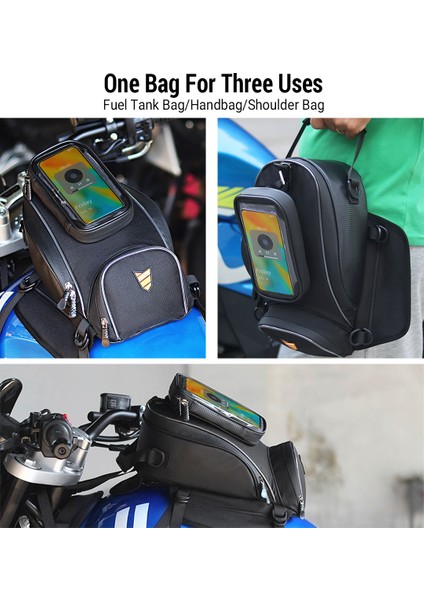 Xixishop Motosiklet Tank Çantası Çok Fonksiyonlu Telefon Tutucu Crossriding Motosikletler Için Uygun (Yurt Dışından) fırsatları