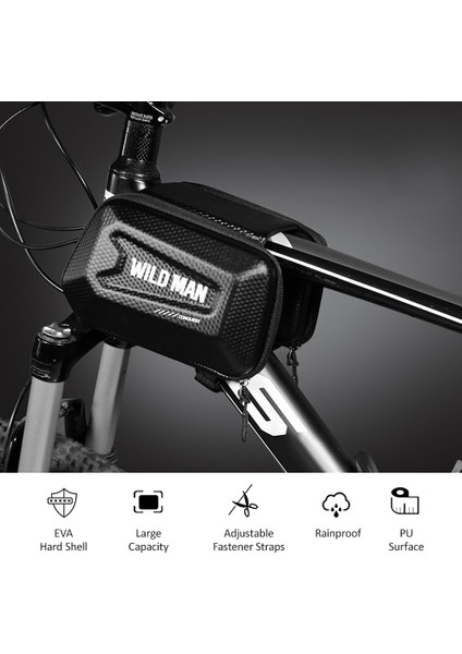 Xixishop 1l Suya Dayanıklı Bisiklet Çantası Mtb Dağ Bisikleti (Yurt Dışından)