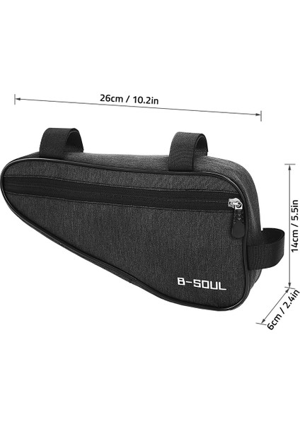 Xixishop Bisiklet Üçgen Çanta Bisiklet Üst Tüp Çerçeve Çanta Depolama (Yurt Dışından)