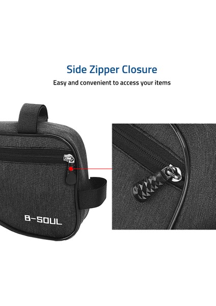Xixishop Bisiklet Üçgen Çanta Bisiklet Üst Tüp Çerçeve Çanta Depolama (Yurt Dışından)