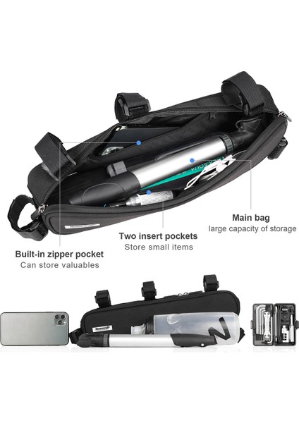 Xixishop Bisiklet Tüp Çanta Su Geçirmez Bisiklet Pannier (Yurt Dışından)