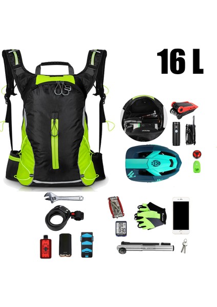 Xixishop 16L Açık Bisiklet Sırt Çantası Suya Dayanıklı Nefes Alabilir (Yurt Dışından) fırsatları