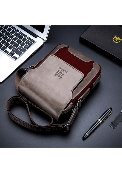 Xixishop Erkek Deri Omuz Çantası Işe Gidiş Için Şık (Yurt Dışından)