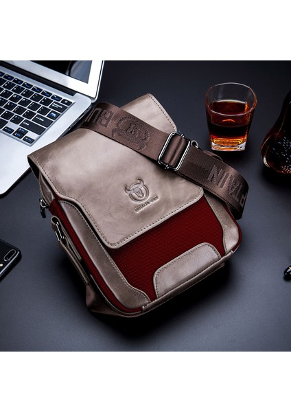 Xixishop Erkek Deri Omuz Çantası Işe Gidiş Için Şık (Yurt Dışından)