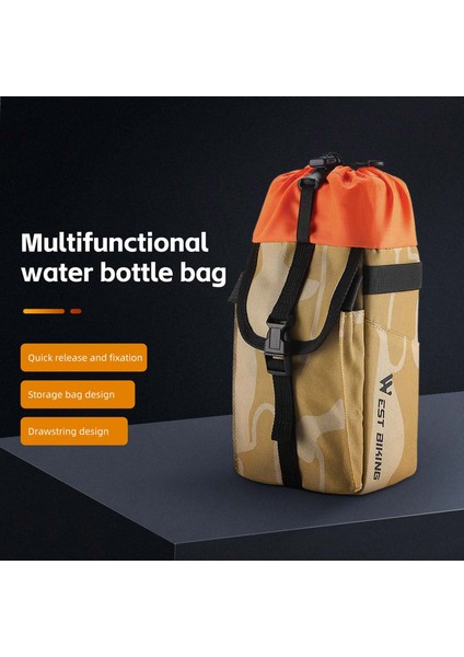 Xixishop Çok Fonksiyonlu Bisiklet Gidon Çantası Taşınabilir Bisiklet Araçları Tutucu (Yurt Dışından)