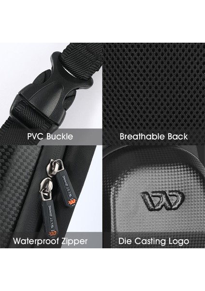 Xixishop West Bıkıng Bisiklet Sırt Çantası Sert Kabuk Ultralight (Yurt Dışından)