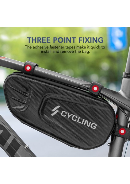 Xixishopbikeframebagwaterproofbicycletoptubebag (Yurt Dışından)