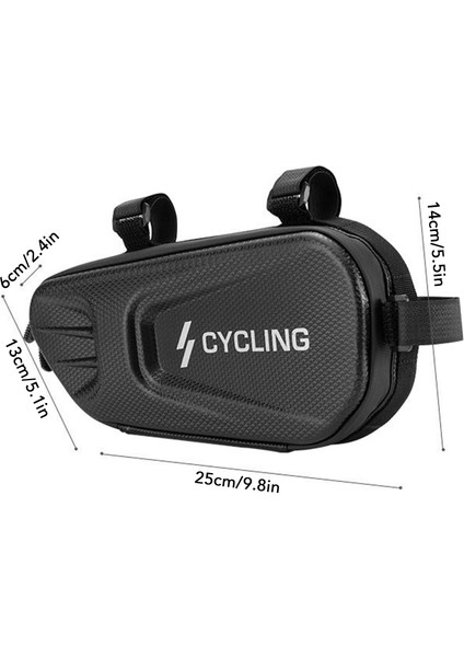 Xixishopbikeframebagwaterproofbicycletoptubebag (Yurt Dışından)