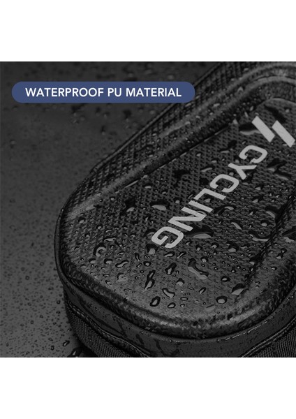 Xixishopbikeframebagwaterproofbicycletoptubebag (Yurt Dışından)