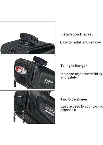 Xixishop Bisiklet Eyer Çantası Su Geçirmez Bisiklet Çantası (Yurt Dışından)