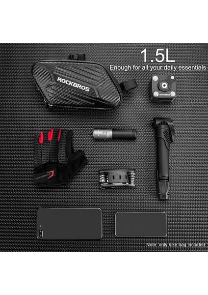 Xixishop Bisiklet Eyer Çantası Sert Kabuk Büyük Kapasiteli (Yurt Dışından)