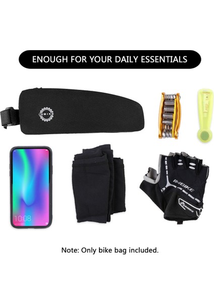 Xixishop Su Geçirmez Bisiklet Çantası Ön Çerçeve Yol Bisikleti Için Büyük Kapasiteli (Yurt Dışından)