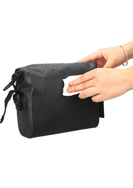 Xixishop Su Geçirmez Bisiklet Gidon Çantası Dağ Bisikletleri Için Rolltop Bisiklet Pannier (Yurt Dışından)
