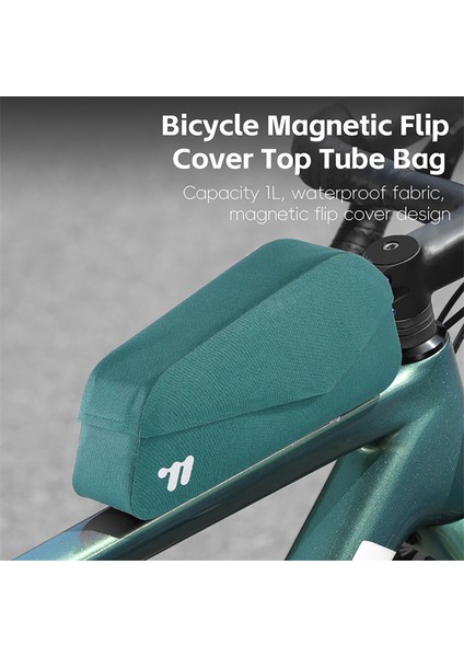 Xixishop Bisiklet Çerçeve Çanta Su Geçirmez Manyetik Flap (Yurt Dışından)