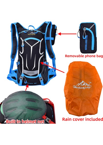 Xixishop 18L Ultra Hafif Bisiklet Sırt Çantası Suya Dayanıklı Nefes Alabilir (Yurt Dışından) fırsatları