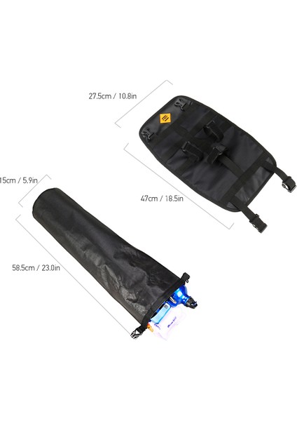 Xixishop Lixada Su Geçirmez Bisiklet Gidon Çantası Mtb Bisiklet Ön Sepeti (Yurt Dışından)